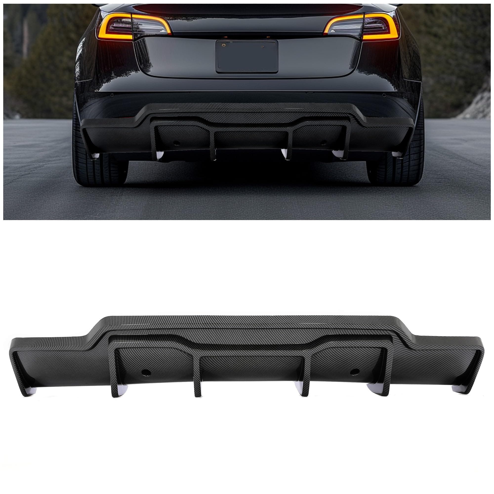 Rear Diffuser (V-Style)